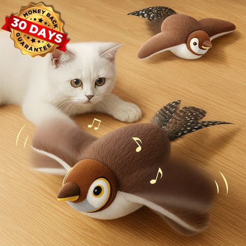 Rechargeable Chirping Bird Toy - Your Cat’s New Best Friend!