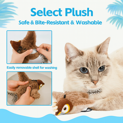 Rechargeable Chirping Bird Toy - Your Cat’s New Best Friend!