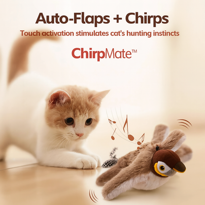 Rechargeable Chirping Bird Toy - Your Cat’s New Best Friend!